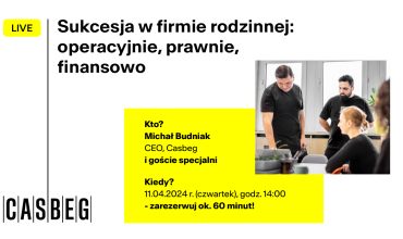 Sukcesja w firmie rodzinnej: operacyjnie, prawnie, finansowo